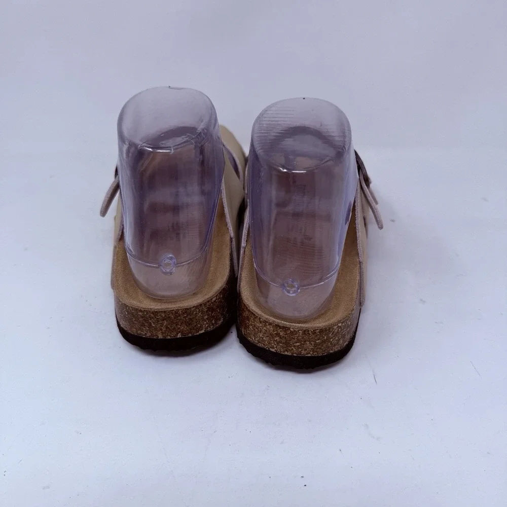 Project Cloud Genuine Leather Womens Sandals - Comfortable Cork Tan size 7